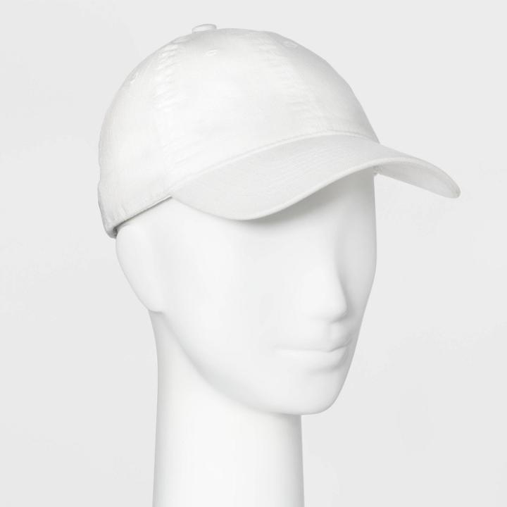 Target Women's Baseball Hat - Universal Thread White