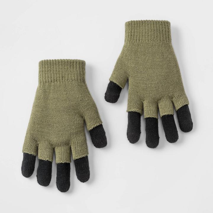 Boys' Gripper Gloves - Cat & Jack Green