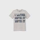 Mad Engine Boys' 'i Latke Move It Move It' Short Sleeve Graphic T-shirt - Gray