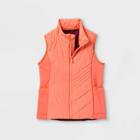 Girls' Puffer Vest - All In Motion Coral