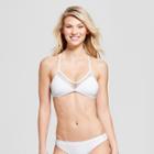 Women's Mesh Bralette Bikini Top - Xhilaration White