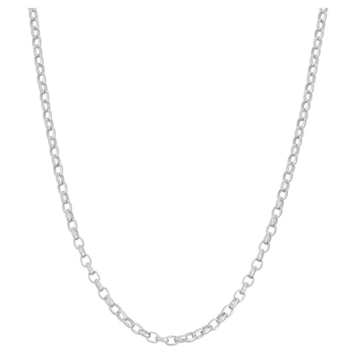 Tiara Sterling Silver 16 - 22 Adjustable Rolo Chain, White