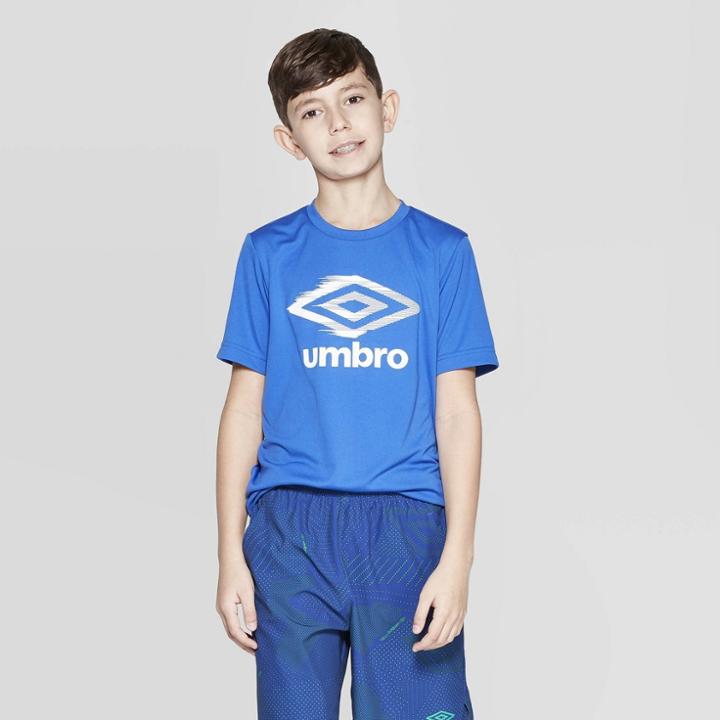 Target Umbro Boys' Logo Tech T-shirt - Royal Blue