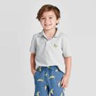 Toddler Boys' Polo Shirt - Cat & Jack Gray 12m, Toddler Boy's