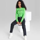 Women's Long Sleeve T-shirt - Wild Fable Green