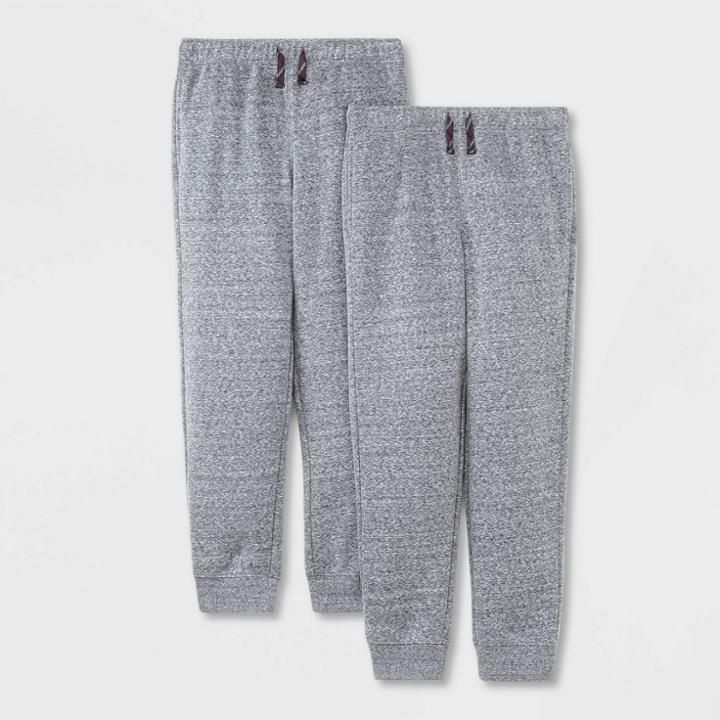 Plusboys' 2pk Fleece Jogger Sweatpants - Cat & Jack Gray