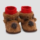 Baby Slipper Boots - Cat & Jack Brown 6-9m, Kids Unisex