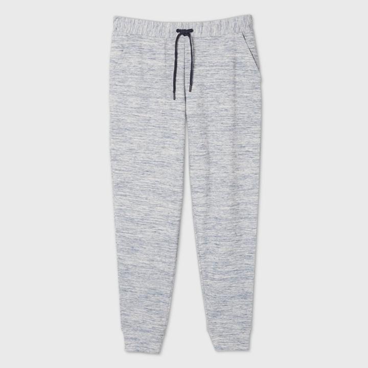 Men's Elevated Fleece Jogger Pants - All In Motion Navy Heather