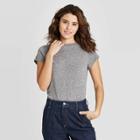 Women's Standard Fit Short Sleeve Crewneck T-shirt - Universal Thread Gray