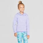 Girls' Sweater Fleece Pullover Hoodie - C9 Champion Hot Purple Heather