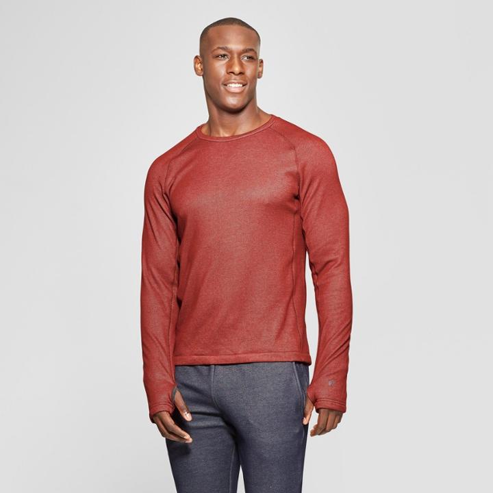 Men's Sweater Knit Crew Layer - C9 Champion Autumn Clay Heather