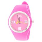 Ladies' Everlast Soft Touch Rubber Strap And Case With Metal Bezel Watch - Pink