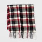 Men's Plaid Woven Scarf - Goodfellow & Co Red
