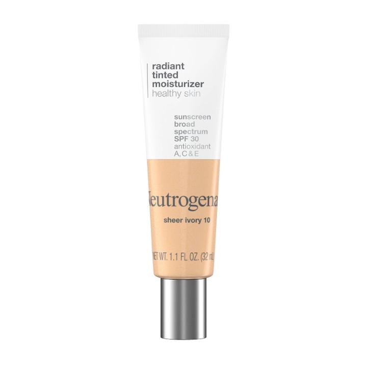 Neutrogena Radiant Tinted Moisturizer With Spf 30 Sheer Ivory