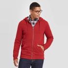 Men's Regular Fit Full Zip Fleece Pullover Hoodie - Goodfellow & Co