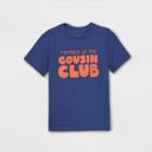 Kids' 'cousin Crew' Short Sleeve Graphic T-shirt - Cat & Jack Navy