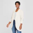 Women's Plus Size Cocoon Cardigan - Ava & Viv Beige