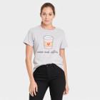 Hybrid Apparel Women's Mother's Day Mama Needs Caffeine Short Sleeve Graphic T-shirt - Heather Gray