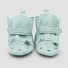 Baby Boys' Constructed Bear Bootie Slippers - Cloud Island Blue