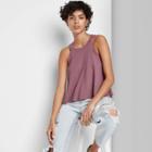 Women's Thermal Swing Tank Top - Wild Fable Purple