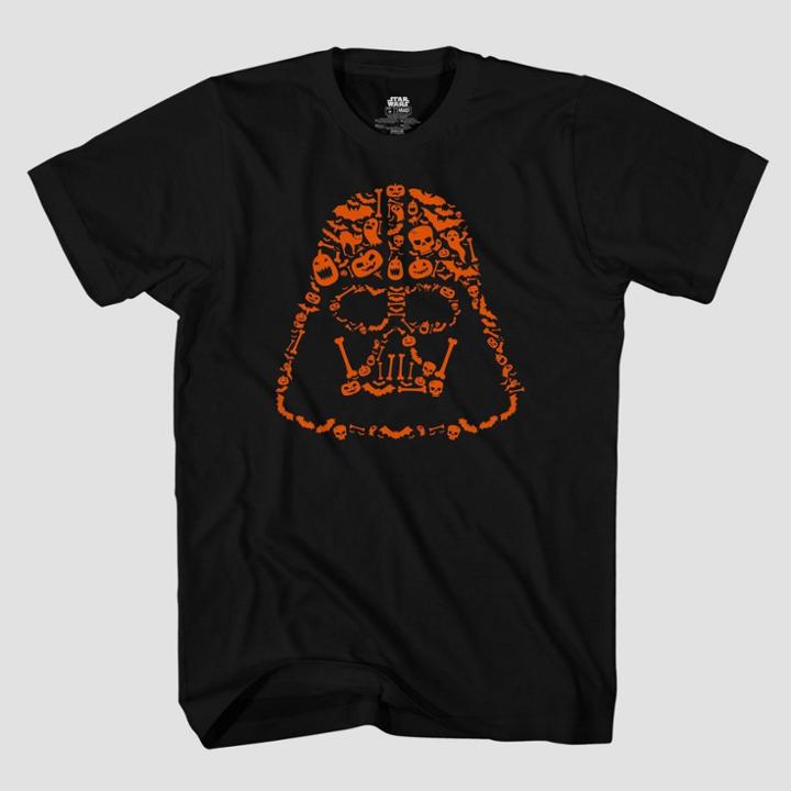Men's Star Wars Darth Vader Halloween Short Sleeve Graphic T-shirt - Black