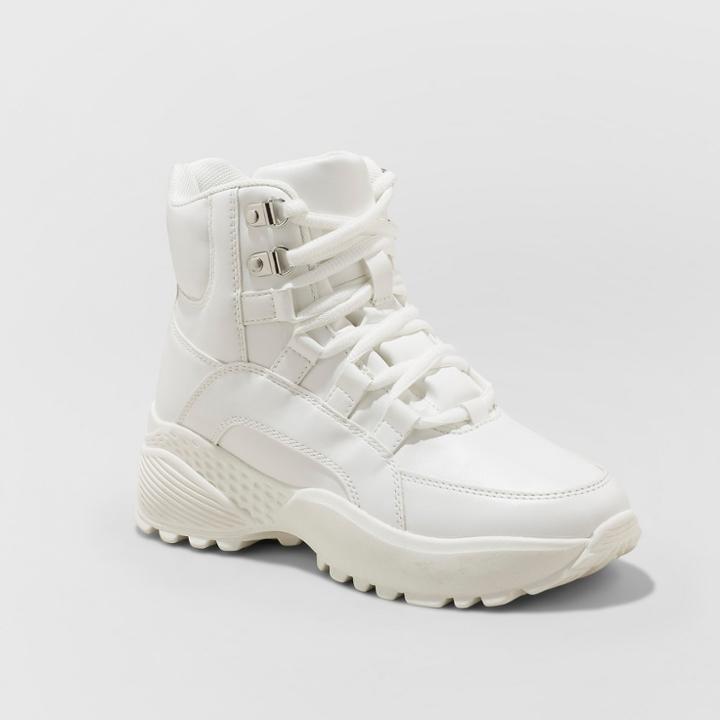 Women's Corene High Top Chunky Sneakers - Wild Fable White