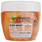 Garnier Skinactive Glow Boost 2 In 1 Face Mask And Scrub
