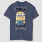 Fifth Sun Boys' Despicable Me Minions Monday Already T-shirt - Navy