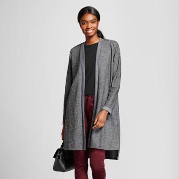 Women's Side Slit Duster Cardigan - K By Kersh Gray