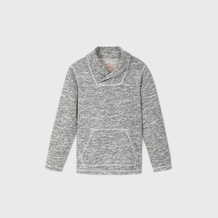 Boys' Adaptive Pull-over Sweatshirt - Cat & Jack Gray