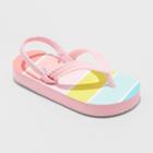 Toddler Girls' Keira Flip Flops Sandals- Cat & Jack Pink