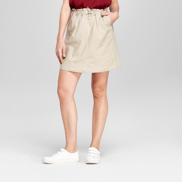 Women's Utility Skirt - A New Day Khaki (green) Xxs