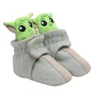 Baby Ro+me By Robeez Grogu Booties 3-6m, Beige/green