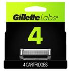 Gillettelabs Razor Blade Refills By Gillette - Compatible With Exfoliating Razor And Heated Razor