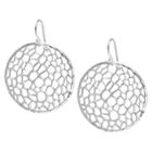 Distributed By Target Silver Plated Round Filigree Drop Earrings