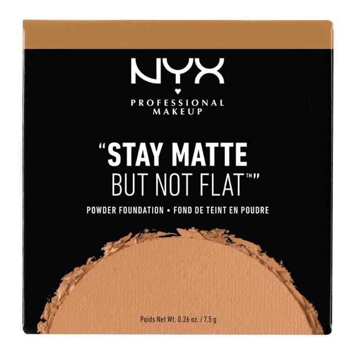 Nyx Professional Makeup Stay Matte But Not Flat Powder Foundation Chestnut (brown)