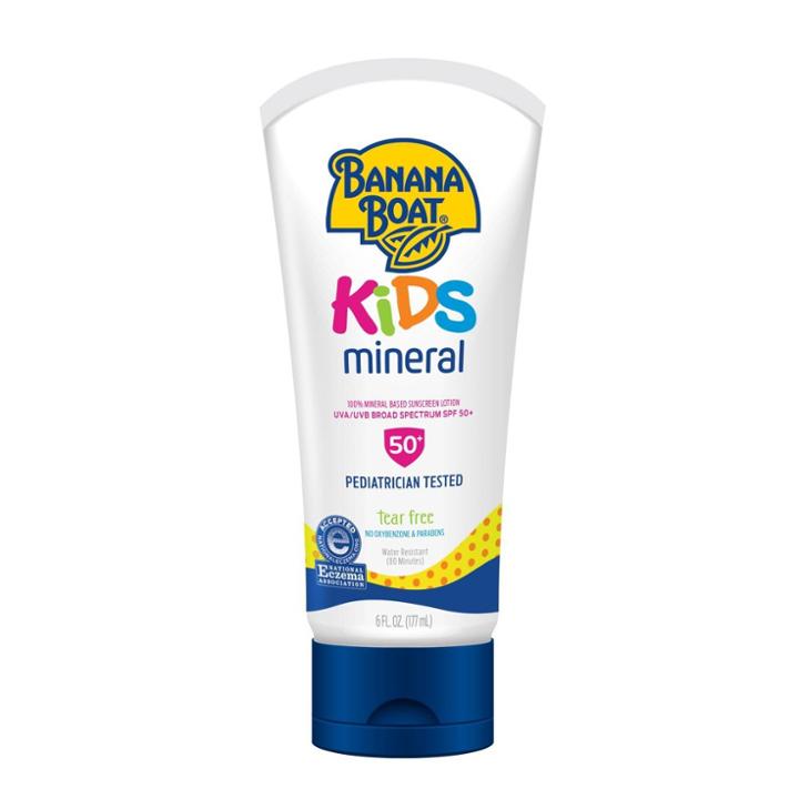 Banana Boat Kids Mineral Sunscreen Lotion - Spf