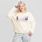 Women's Plus Size Ski Park City Sweatshirt - Grayson Threads (juniors') - Cream 1x, Women's, Size: