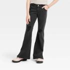 Girls' Low-rise Flare Jeans - Art Class Black Wash