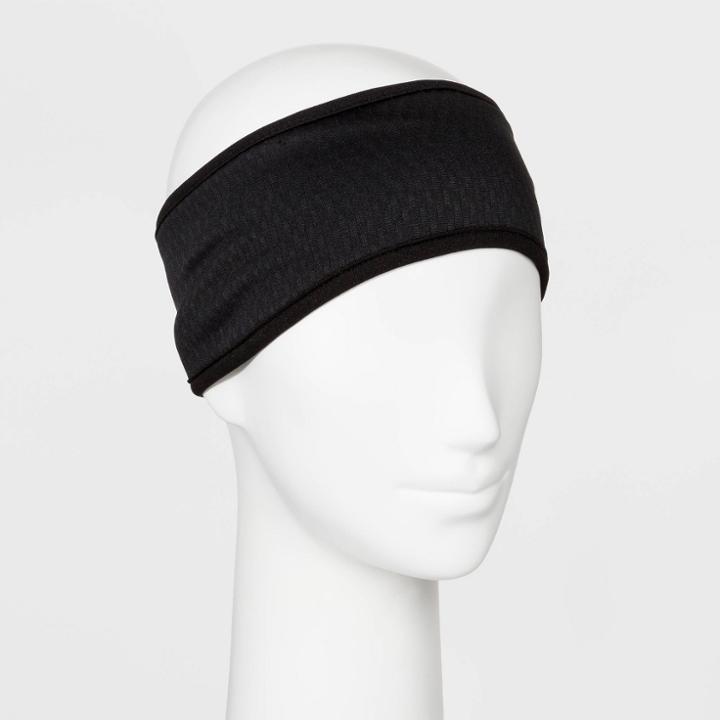 Women's Texture Reversible Contour Headband - C9 Champion One Size Black, Women's, Gray Black