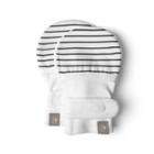 Goumikids Goumi Baby Organic Cotton Striped Mittens - Gray