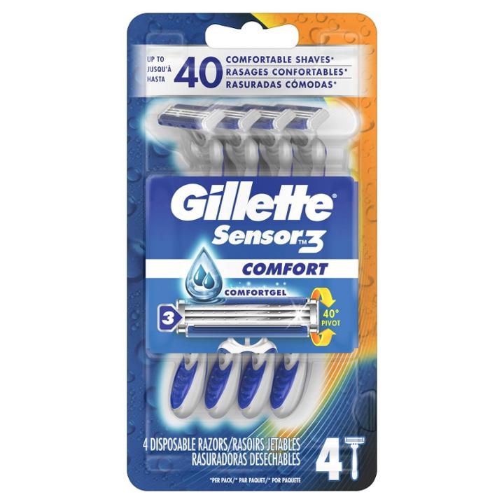 Gillette Sensor3 Men's Disposable Razors