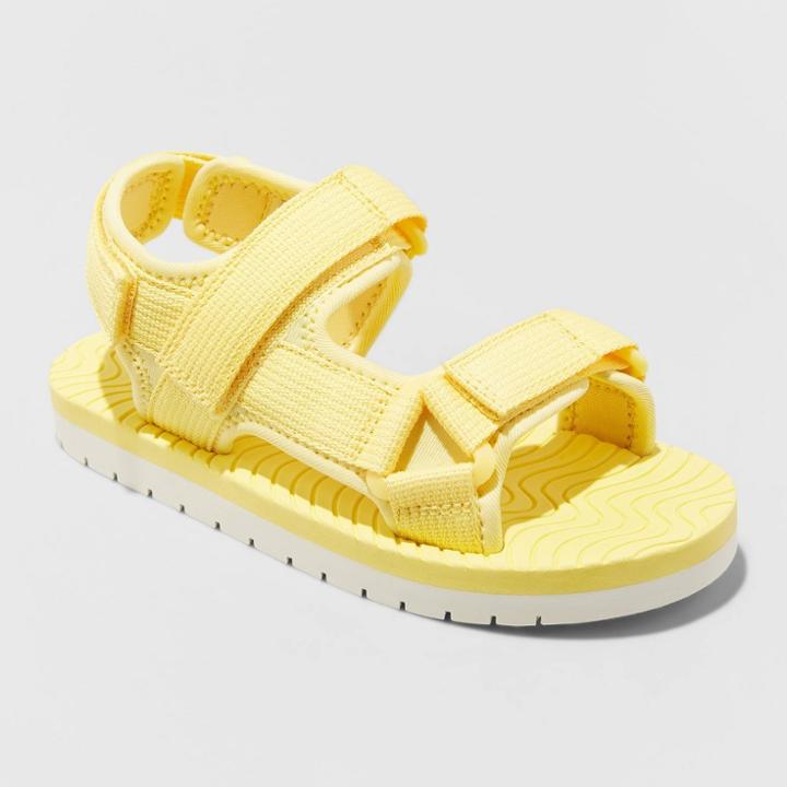 Kids' Emery Ankle Strap Sandals - Cat & Jack Yellow