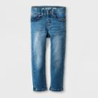 Toddler Girls' Ruffle Pocket Jeans - Cat & Jack Medium Blue 3t, Toddler Girl's