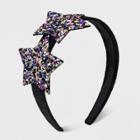 Girls' Chunky Glitter Star Headband - Cat & Jack Black