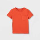 Toddler Knit Short Sleeve T-shirt - Cat & Jack Orange