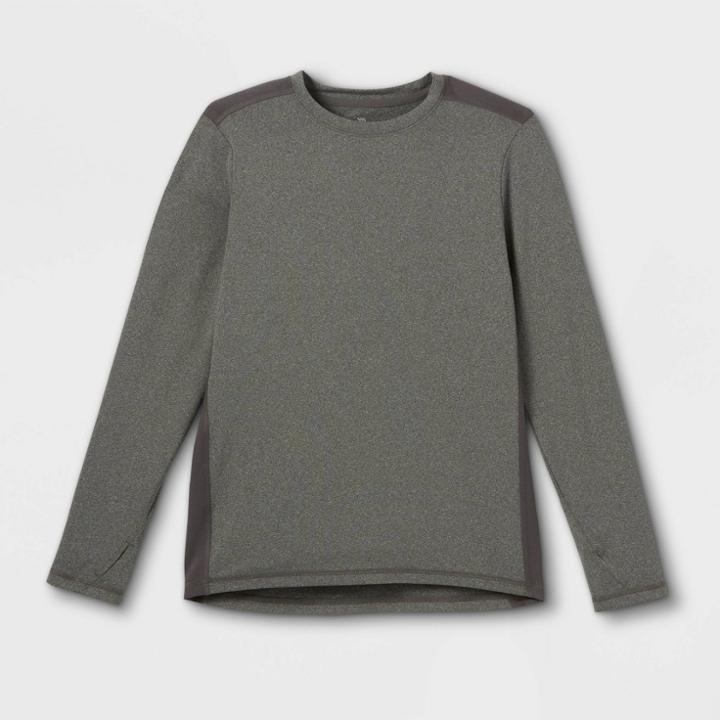 All In Motion Boys' Long Sleeve Soft Gym T-shirt - All In