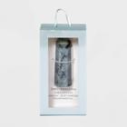 No Brand Semi-precious Flat Bottomed Crystal Point - Gray