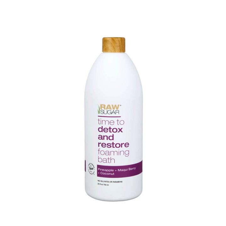 Raw Sugar Pineapple Maqui Berry And Coconut Foaming Bath