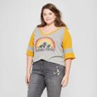 Women's Disney Plus Size 3/4 Sleeve Hakuna Matata Graphic T-shirt (juniors') Heather Gray